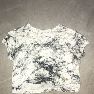 Marble crop top
